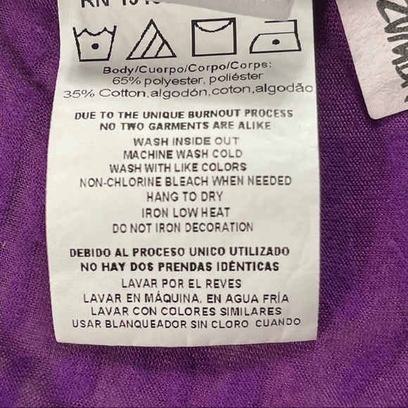 Zumba Wear 📌size M/L purple with blue waistband, Zumba in orange on side - Picture 11 of 11